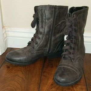 mid-calf combat boots